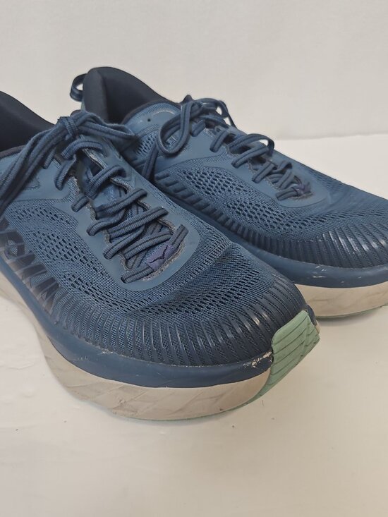 Hoka One One Bondi 7 Men\'s Sneakers Real Teal Outer Space Sz 10.5 1110518 RTOS main image 4